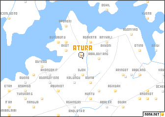 map of Atura