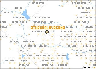 map of Aturupolayagama