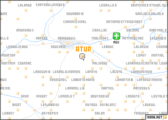 map of Atur