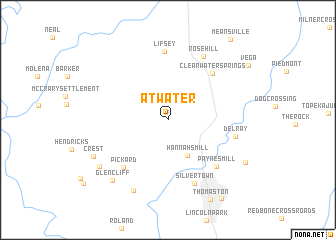 map of Atwater