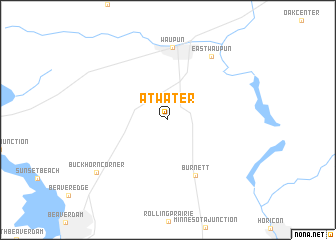 map of Atwater