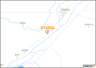 map of Atwood