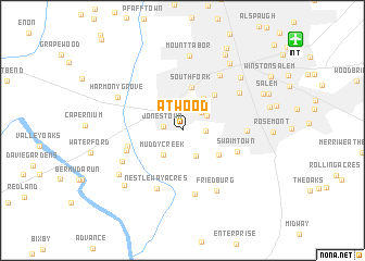 map of Atwood