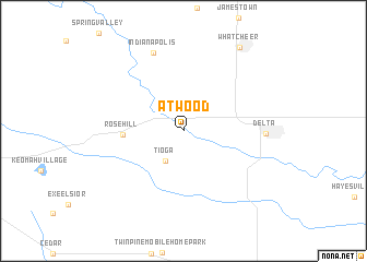 map of Atwood