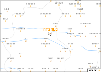 map of Atzalo