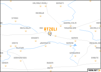 map of Atzeļi