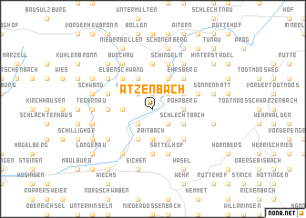 map of Atzenbach