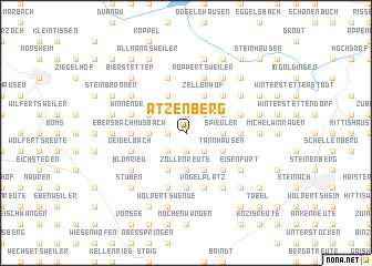 map of Atzenberg