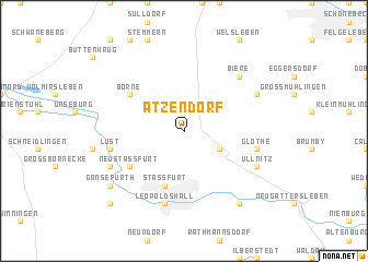 map of Atzendorf