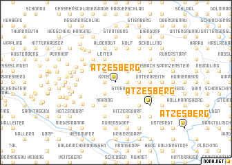 map of Atzesberg