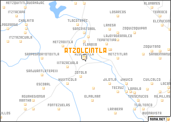 map of Atzolcintla