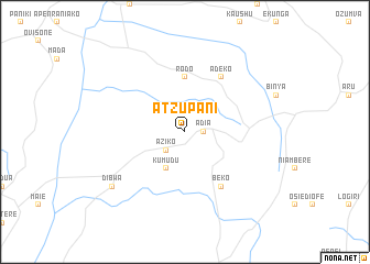 map of Atzupani