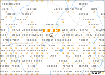 map of Āuālgāri