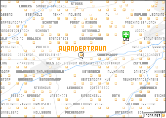 map of Au an der Traun