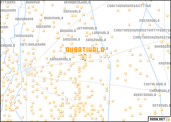 map of Aubatīwāla