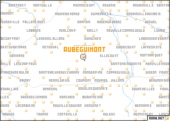 map of Aubéguimont