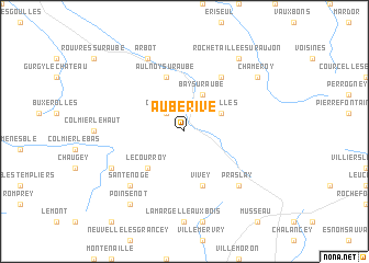 map of Auberive