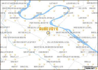 map of Aubevoye