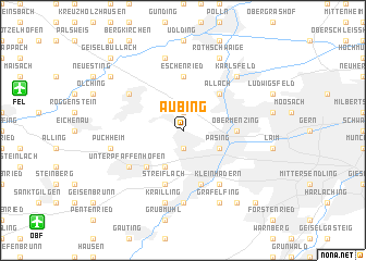 map of Aubing