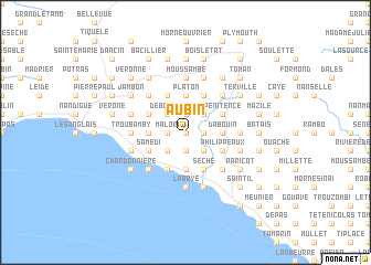 map of Aubin