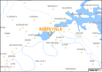 map of Aubrey Isle