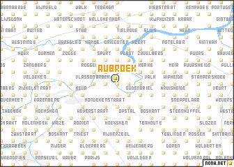 map of Aubroek