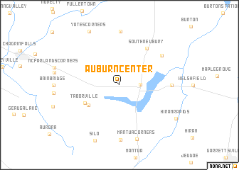 map of Auburn Center