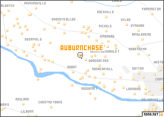 map of Auburn Chase