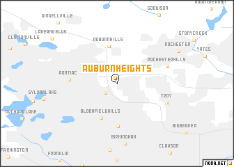 map of Auburn Heights