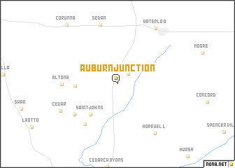 map of Auburn Junction