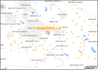 map of Auburnville