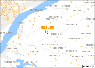 map of Auburn