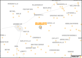 map of Auburn