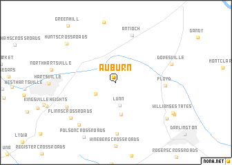 map of Auburn