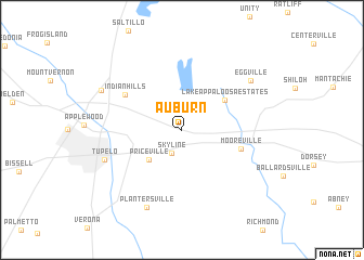 map of Auburn