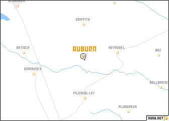 map of Auburn