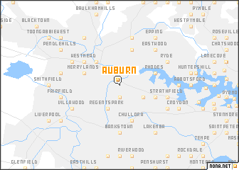 map of Auburn