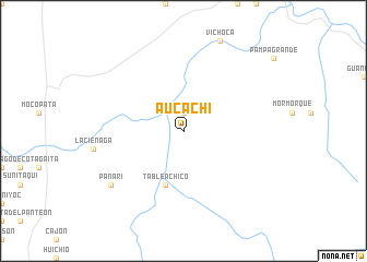 map of Aucachi