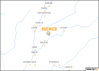 map of Aucaico