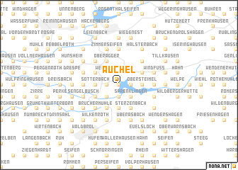 map of Auchel