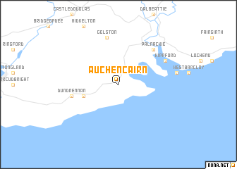 map of Auchencairn