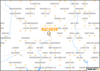 map of Auchère