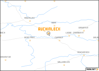 map of Auchinleck