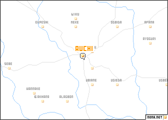 map of Auchi