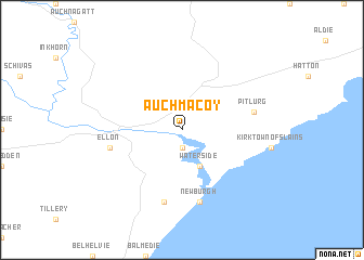 map of Auchmacoy