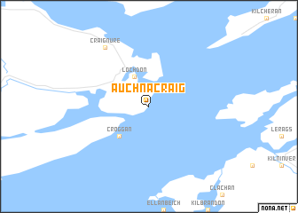 map of Auchnacraig