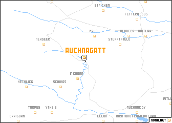 map of Auchnagatt