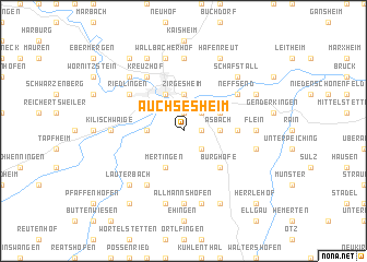 map of Auchsesheim