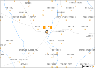 map of Auch