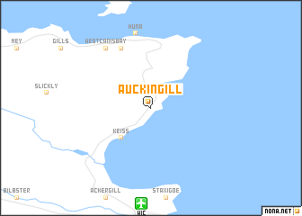 map of Auckingill